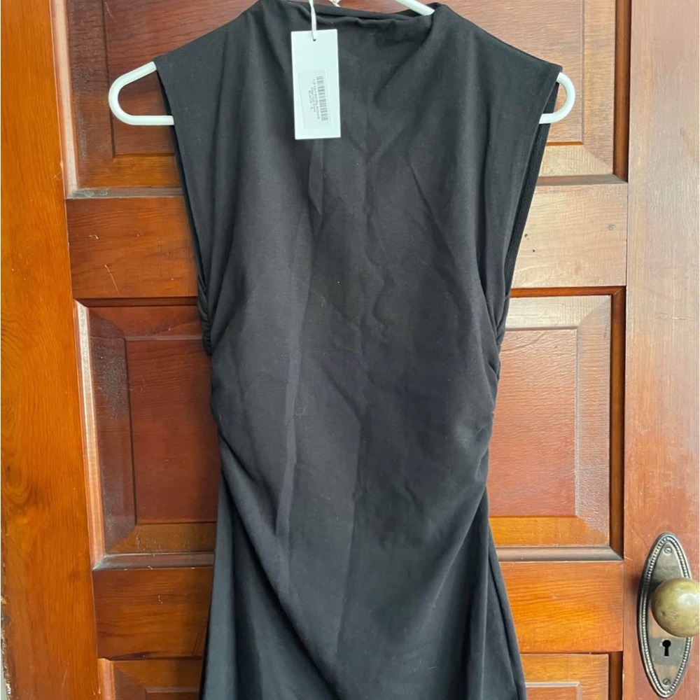 Reformation Black Alden Dress
